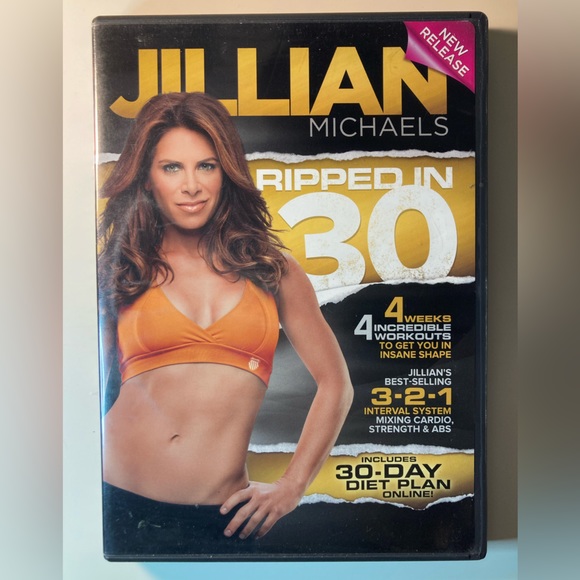 Jillian Ripped In 30 Workout Dvd - Picture 1 of 4